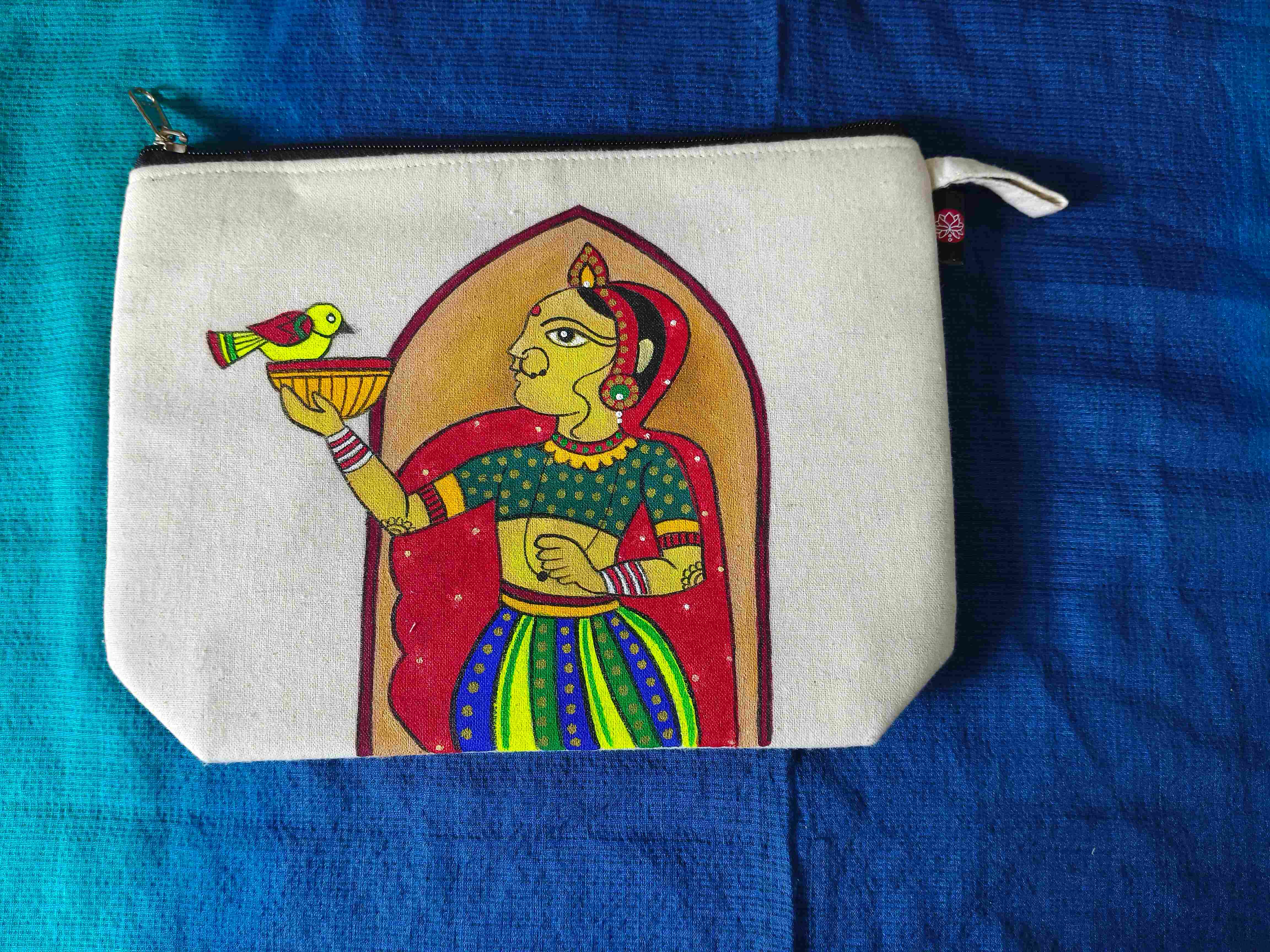 Handpainted Pouch